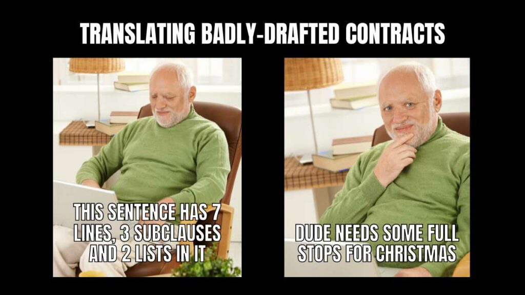 badly drafted contracts meme